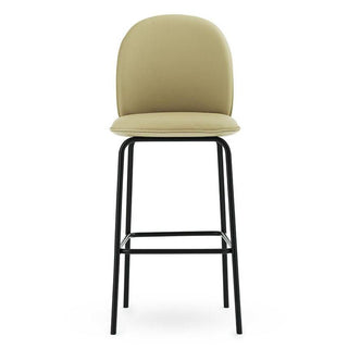 Normann Copenhagen Ace stool full upholstery black steel and seat h. 75 cm. - Buy now on ShopDecor - Discover the best products by NORMANN COPENHAGEN design