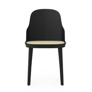 Normann Copenhagen Allez polypropylene chair with molded wicker seat - Buy now on ShopDecor - Discover the best products by NORMANN COPENHAGEN design
