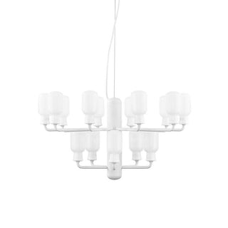 Normann Copenhagen Amp Chandelier Small pendant lamp diam. 60 cm. Normann Copenhagen Amp White/White - Buy now on ShopDecor - Discover the best products by NORMANN COPENHAGEN design