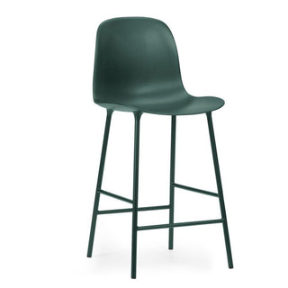 Normann Copenhagen Form steel bar chair with polypropylene seat h. 65 cm. Normann Copenhagen Form Green - Buy now on ShopDecor - Discover the best products by NORMANN COPENHAGEN design