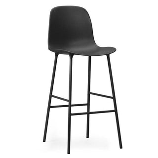 Normann Copenhagen Form steel bar chair with polypropylene seat h. 75 cm. Normann Copenhagen Form Black - Buy now on ShopDecor - Discover the best products by NORMANN COPENHAGEN design