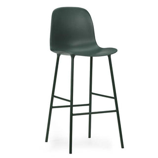 Normann Copenhagen Form steel bar chair with polypropylene seat h. 75 cm. Normann Copenhagen Form Green - Buy now on ShopDecor - Discover the best products by NORMANN COPENHAGEN design