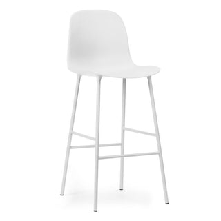 Normann Copenhagen Form steel bar chair with polypropylene seat h. 75 cm. Normann Copenhagen Form White - Buy now on ShopDecor - Discover the best products by NORMANN COPENHAGEN design