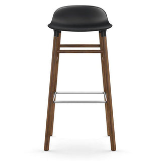 Normann Copenhagen Form walnut bar stool with polypropylene seat h. 75 cm. - Buy now on ShopDecor - Discover the best products by NORMANN COPENHAGEN design