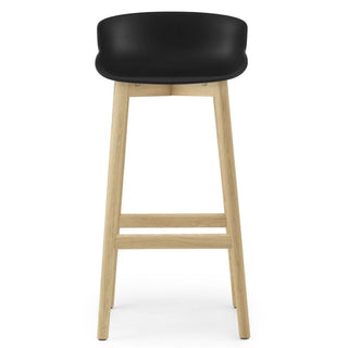 Normann Copenhagen Hyg oak bar stool with polypropylene seat h. 75 cm. - Buy now on ShopDecor - Discover the best products by NORMANN COPENHAGEN design
