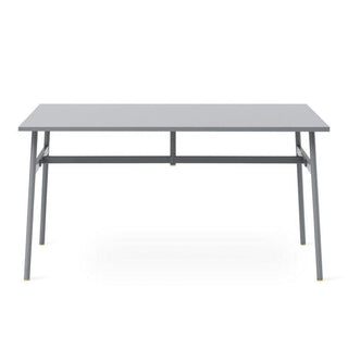 Normann Copenhagen Union table with laminate top 140x90 cm. and steel legs - Buy now on ShopDecor - Discover the best products by NORMANN COPENHAGEN design