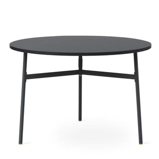 Normann Copenhagen Union table with laminate top diam. 110 cm, h. 74.5 cm. and steel legs - Buy now on ShopDecor - Discover the best products by NORMANN COPENHAGEN design