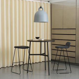 Normann Copenhagen Union table with laminate top diam. 31 1/2 in, h. 37 1/2 in. and steel legs - Buy now on ShopDecor - Discover the best products by NORMANN COPENHAGEN design