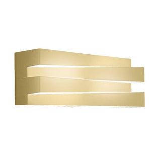 Panzeri Cross wall lamp LED 30 cm by Andrea Lazzari Panzeri Satin brass - Buy now on ShopDecor - Discover the best products by PANZERI design