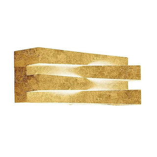 Panzeri Cross wall lamp LED 30 cm by Andrea Lazzari Panzeri Gold leaf - Buy now on ShopDecor - Discover the best products by PANZERI design