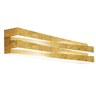 Panzeri Cross wall lamp LED 60 cm by Andrea Lazzari Panzeri Gold leaf - Buy now on ShopDecor - Discover the best products by PANZERI design