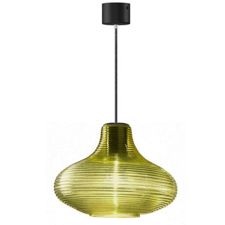Panzeri Emma suspension lamp LED glass by Silvia Poma Panzeri Green glass - Buy now on ShopDecor - Discover the best products by PANZERI design