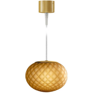 Panzeri Emy suspension lamp by Silvia Poma Panzeri Tobacco glass - Buy now on ShopDecor - Discover the best products by PANZERI design
