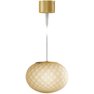 Panzeri Emy suspension lamp by Silvia Poma Panzeri Amber glass - Buy now on ShopDecor - Discover the best products by PANZERI design