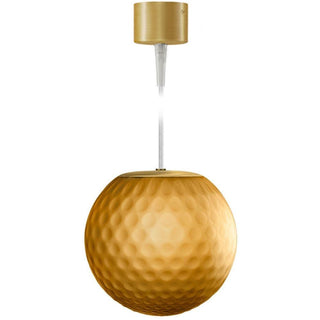 Panzeri Evy suspension lamp by Silvia Poma Panzeri Tobacco glass - Buy now on ShopDecor - Discover the best products by PANZERI design