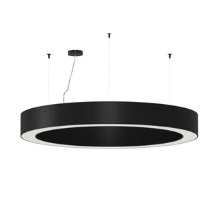 Panzeri Golden Ring suspension lamp bi-emission LED diam. 120 cm Panzeri Black - Buy now on ShopDecor - Discover the best products by PANZERI design