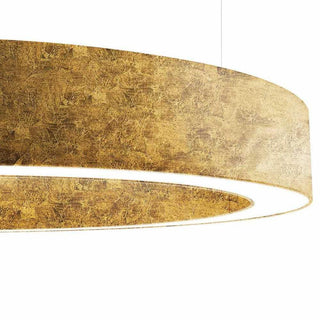 Panzeri Golden Ring suspension lamp bi-emission LED diam. 120 cm - Buy now on ShopDecor - Discover the best products by PANZERI design