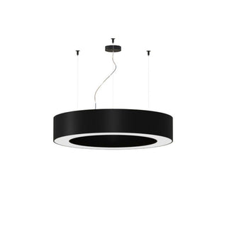 Panzeri Golden Ring suspension lamp bi-emission LED diam. 80 cm Panzeri Black - Buy now on ShopDecor - Discover the best products by PANZERI design