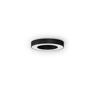 Panzeri Silver Ring ceiling/wall lamp lamp LED diam. 50 cm Panzeri Black - Buy now on ShopDecor - Discover the best products by PANZERI design