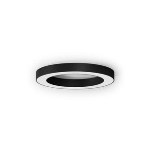 Panzeri Silver Ring ceiling/wall lamp lamp LED diam. 80 cm Panzeri Black - Buy now on ShopDecor - Discover the best products by PANZERI design