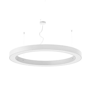 Panzeri Silver Ring suspension lamp LED diam. 120 cm Panzeri White - Buy now on ShopDecor - Discover the best products by PANZERI design