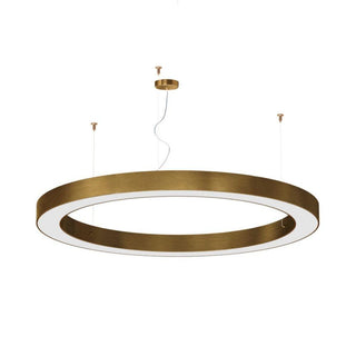 Panzeri Silver Ring suspension lamp LED diam. 120 cm Panzeri Bronze - Buy now on ShopDecor - Discover the best products by PANZERI design