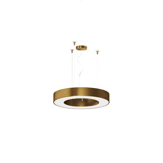 Panzeri Silver Ring suspension lamp LED diam. 50 cm Panzeri Bronze - Buy now on ShopDecor - Discover the best products by PANZERI design