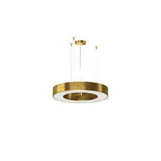 Panzeri Silver Ring suspension lamp LED diam. 50 cm Panzeri Gold leaf - Buy now on ShopDecor - Discover the best products by PANZERI design