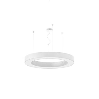 Panzeri Silver Ring suspension lamp LED diam. 80 cm Panzeri White - Buy now on ShopDecor - Discover the best products by PANZERI design