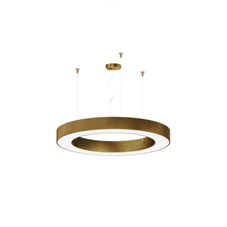 Panzeri Silver Ring suspension lamp LED diam. 80 cm Panzeri Bronze - Buy now on ShopDecor - Discover the best products by PANZERI design
