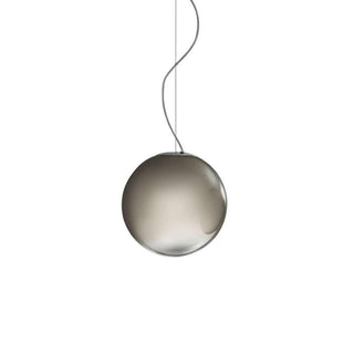 Panzeri Smoke suspension lamp LED diam. 27 cm by Silvia Poma Panzeri Shaded smoky grey glass - Buy now on ShopDecor - Discover the best products by PANZERI design