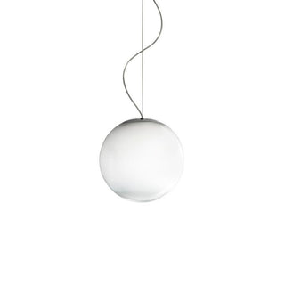 Panzeri Smoke suspension lamp LED diam. 27 cm by Silvia Poma Panzeri Shaded white glass - Buy now on ShopDecor - Discover the best products by PANZERI design