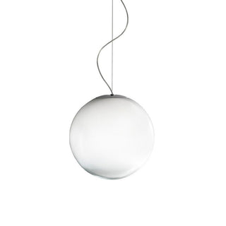 Panzeri Smoke suspension lamp LED diam. 35 cm by Silvia Poma Panzeri Shaded white glass - Buy now on ShopDecor - Discover the best products by PANZERI design