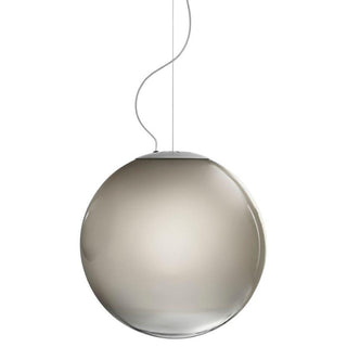 Panzeri Smoke suspension lamp LED diam. 50 cm by Silvia Poma Panzeri Shaded smoky grey glass - Buy now on ShopDecor - Discover the best products by PANZERI design