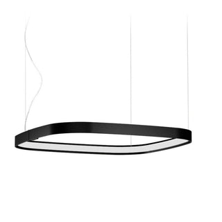 Panzeri Zero Square suspension lamp 50 x 50 cm by Enzo Panzeri Panzeri Black - Buy now on ShopDecor - Discover the best products by PANZERI design