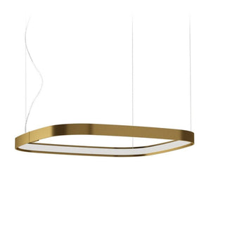 Panzeri Zero Square suspension lamp 50 x 50 cm by Enzo Panzeri Panzeri Bronze - Buy now on ShopDecor - Discover the best products by PANZERI design