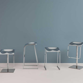 Pedrali Arod 510 steel stool with seat H.76 cm. - Buy now on ShopDecor - Discover the best products by PEDRALI design