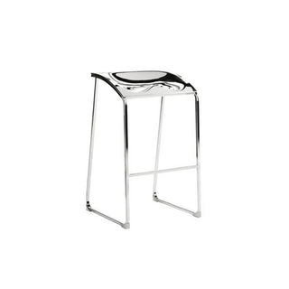 Pedrali Arod 510 steel stool with seat H.76 cm. Chrome - Buy now on ShopDecor - Discover the best products by PEDRALI design