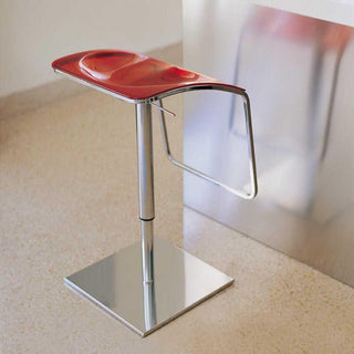 Pedrali Arod 570 steel stool with adjustable seat - Buy now on ShopDecor - Discover the best products by PEDRALI design