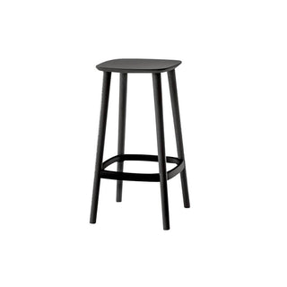 Pedrali Babila 2702 stool in painted ash with seat H.65 cm. Pedrali Black aniline ash AN - Buy now on ShopDecor - Discover the best products by PEDRALI design