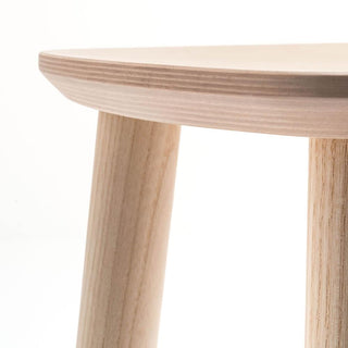 Pedrali Babila 2703 stool in natural ash wood with seat H.46 cm. - Buy now on ShopDecor - Discover the best products by PEDRALI design