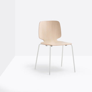 Pedrali Babila 2710 chair with ash seat and backrest Pedrali Natural ash FR - Buy now on ShopDecor - Discover the best products by PEDRALI design