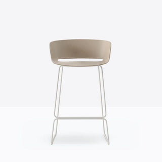 Pedrali Babila 2747 stool with seat H.64.5 cm. Pedrali Sand SA100E - Buy now on ShopDecor - Discover the best products by PEDRALI design