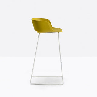 Pedrali Babila 2748 stool with seat H.74.5 cm. Pedrali Yellow GI100 - Buy now on ShopDecor - Discover the best products by PEDRALI design