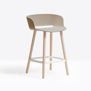 Pedrali Babila 2757 stool with ash legs seat H.64.5 cm. Pedrali Sand SA100E - Buy now on ShopDecor - Discover the best products by PEDRALI design