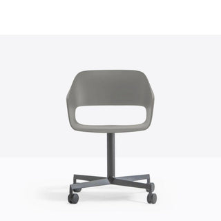 Pedrali Babila 2775 swivel armchair Pedrali Grey GR - Buy now on ShopDecor - Discover the best products by PEDRALI design