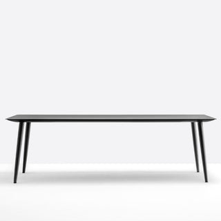 Pedrali Babila Table TBA 200x100 cm. in black solid laminate - Buy now on ShopDecor - Discover the best products by PEDRALI design