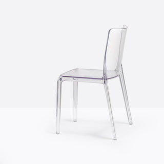 Pedrali Blitz 640 plastic design chair Transparent - Buy now on ShopDecor - Discover the best products by PEDRALI design