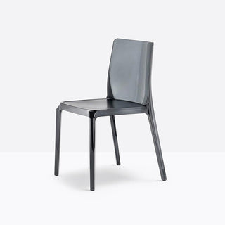 Pedrali Blitz 640 plastic design chair Pedrali Transparent smoke grey FU - Buy now on ShopDecor - Discover the best products by PEDRALI design