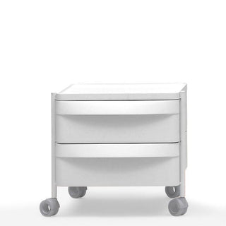 Pedrali Boxie BXL 2C chest of drawers with 2 drawers and wheels Pedrali White BI300 - Buy now on ShopDecor - Discover the best products by PEDRALI design